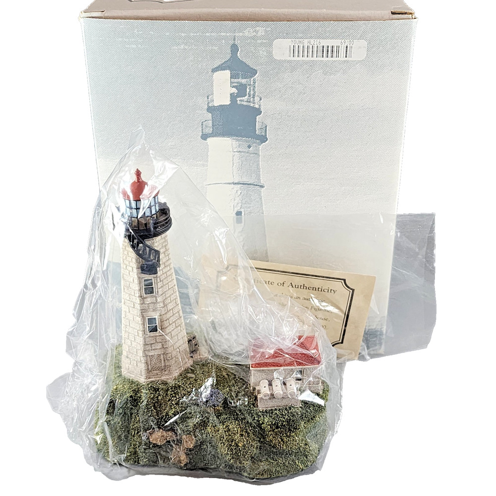 Harbour Lights Lighthouses Faulkner's Island Connecticut #216 - 1998